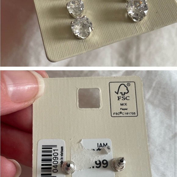 I am Zirconia Stud Earrings Set bundle - Picture 8 of 9